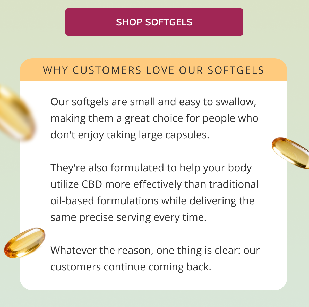 Shop Softgels