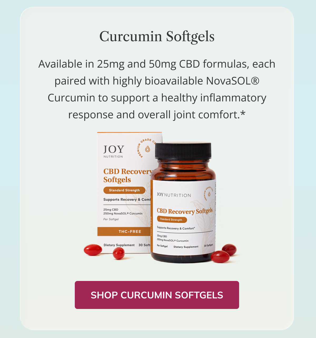 Curcumin Softgels