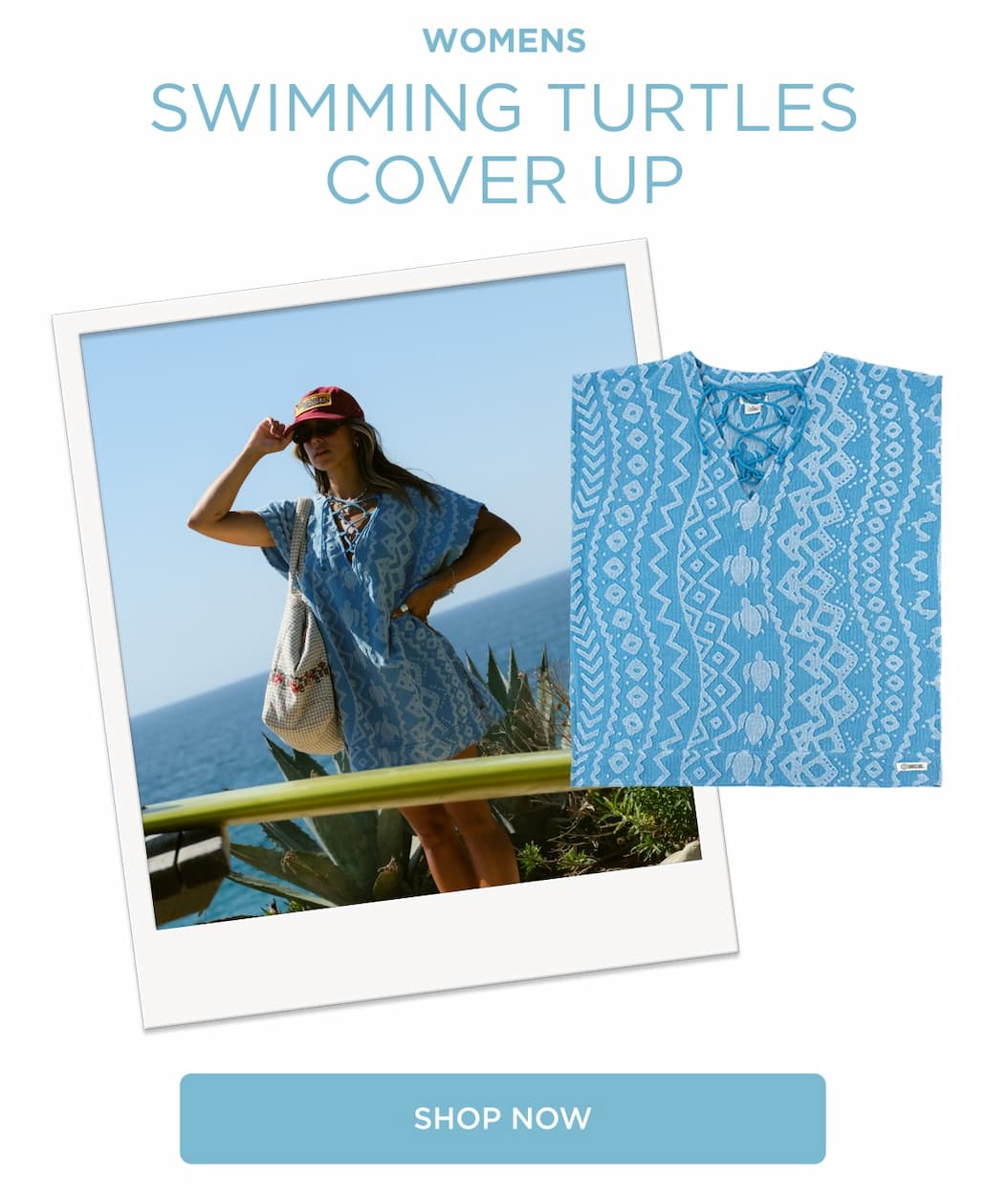 WOMENS Swimming Turtles Cover Up SHOP NOW