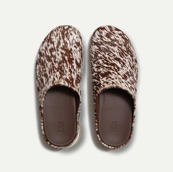 SHUV Leather Pony-Hair Mules