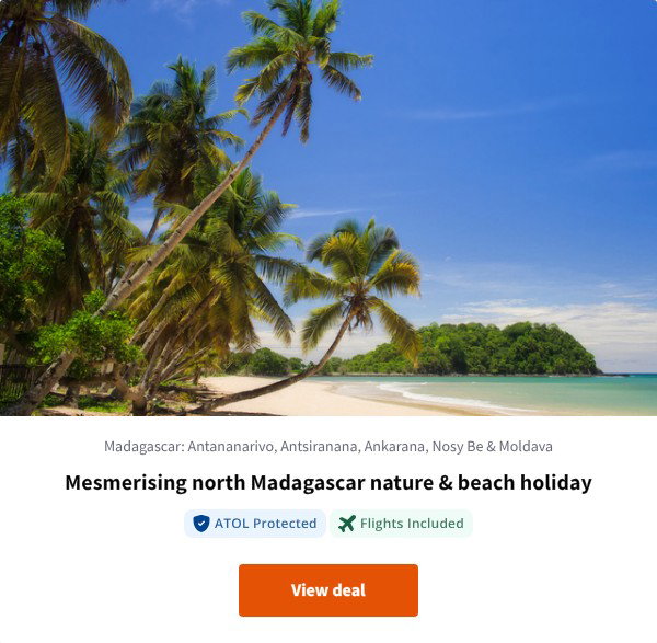 Mesmerising north Madagascar nature & beach holiday