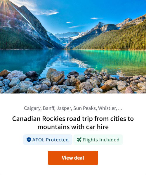 Canadian Rockies road trip from cities to mountains with car hire