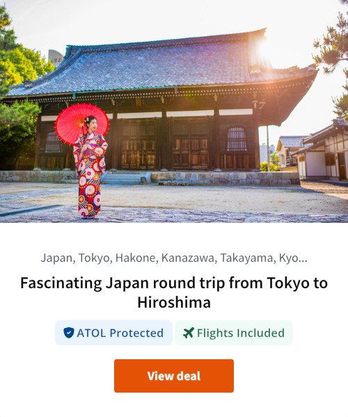 Fascinating Japan round trip from Tokyo to Hiroshima