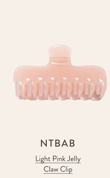 Light Pink Jelly Claw Clip