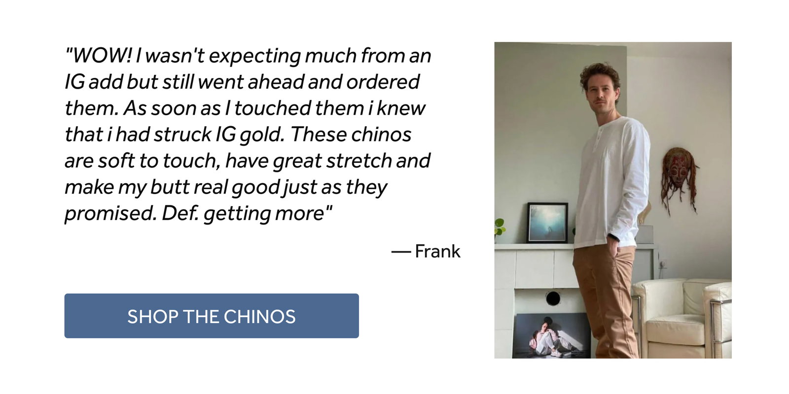 Frank | shop chinos
