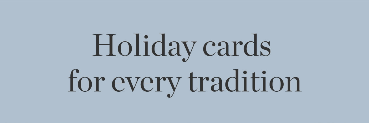 Hloliday Cards For Every Tradition