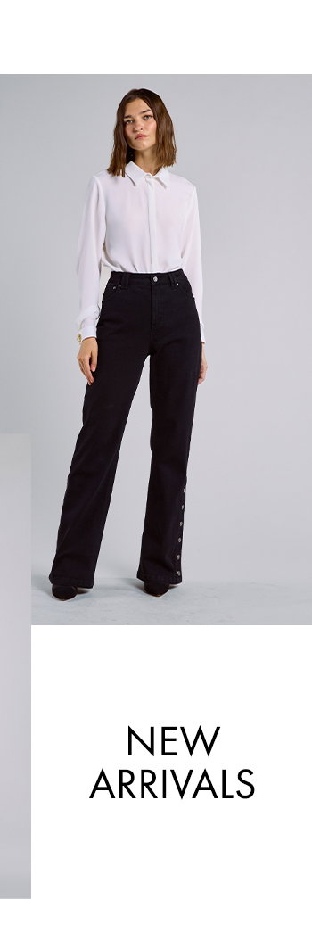 Black Wash Stretch Denim Flare Jeans