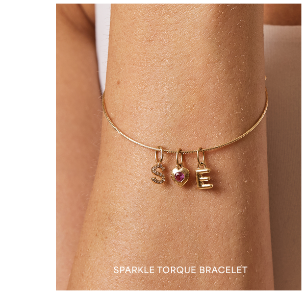 Sparkle Torque Bracelet