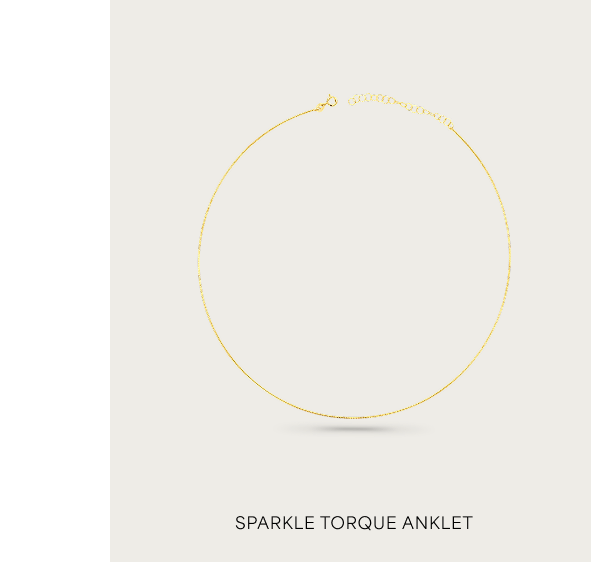 Sparkle Torque Anklet