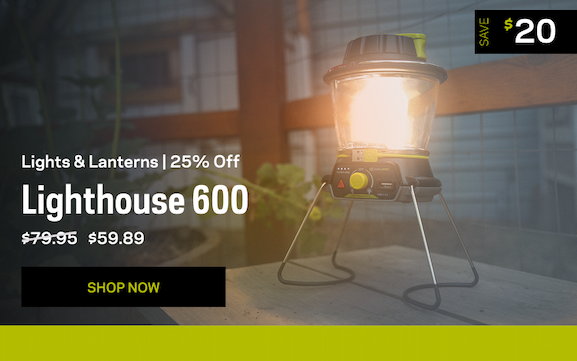 25% off Lighthouse 600