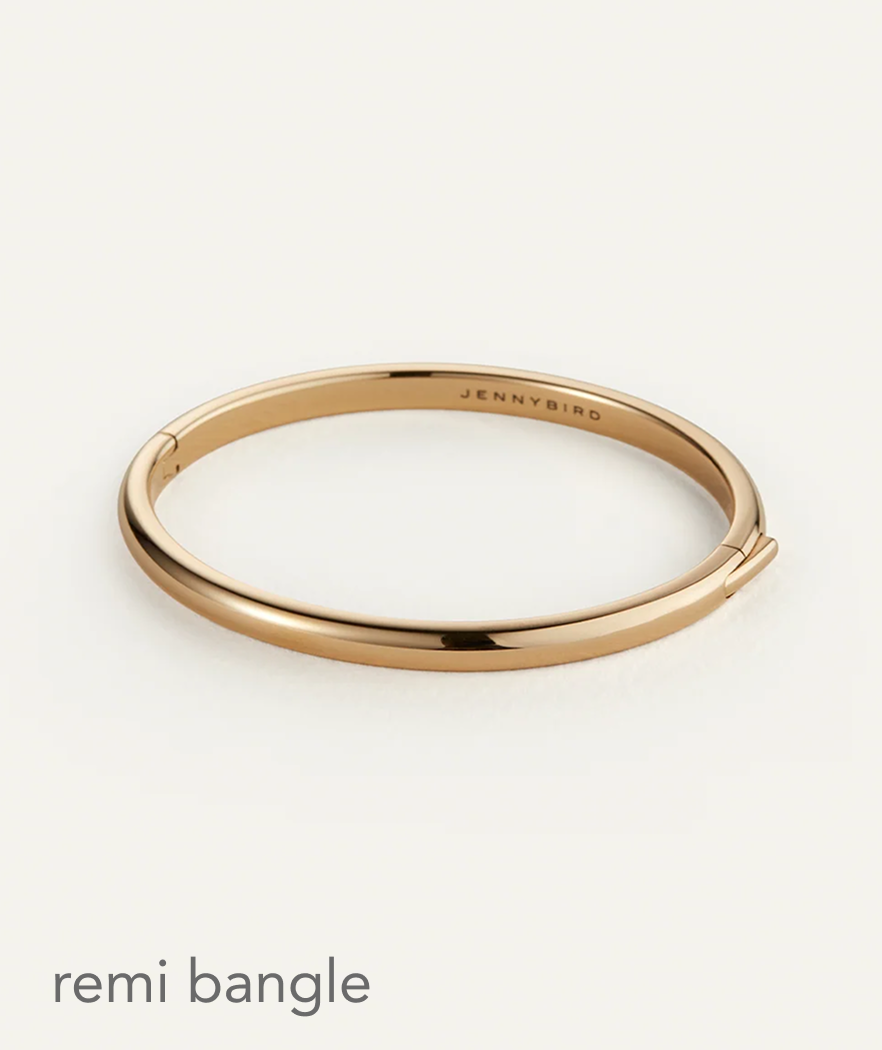 remi bangle in gold