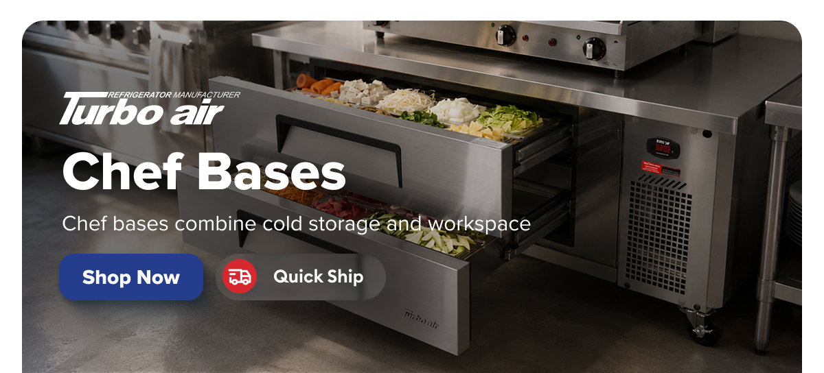 Turbo Air Chef Bases