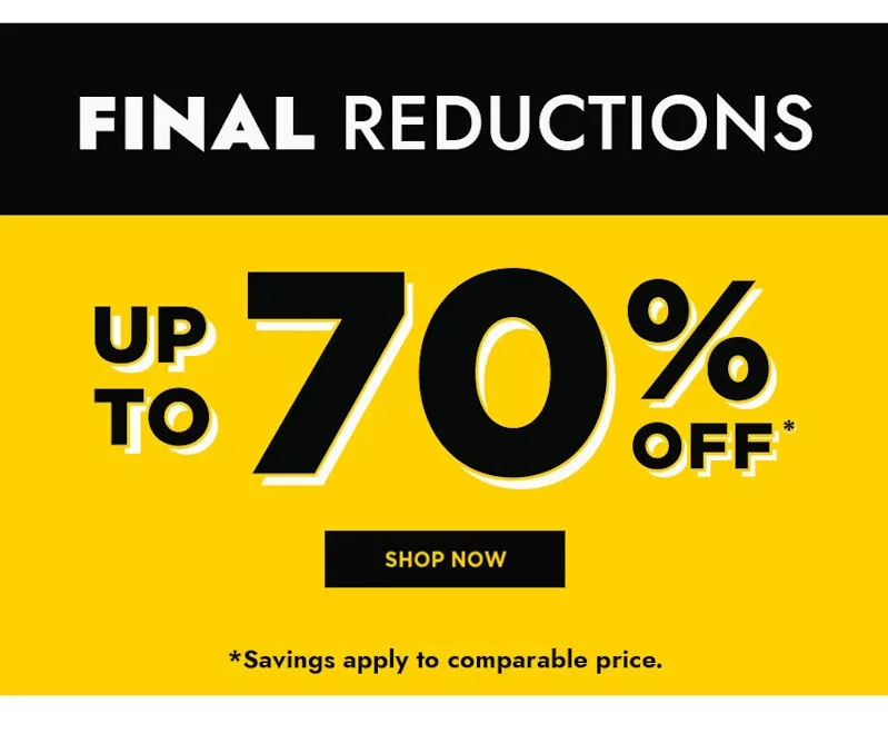 Up to 70% off