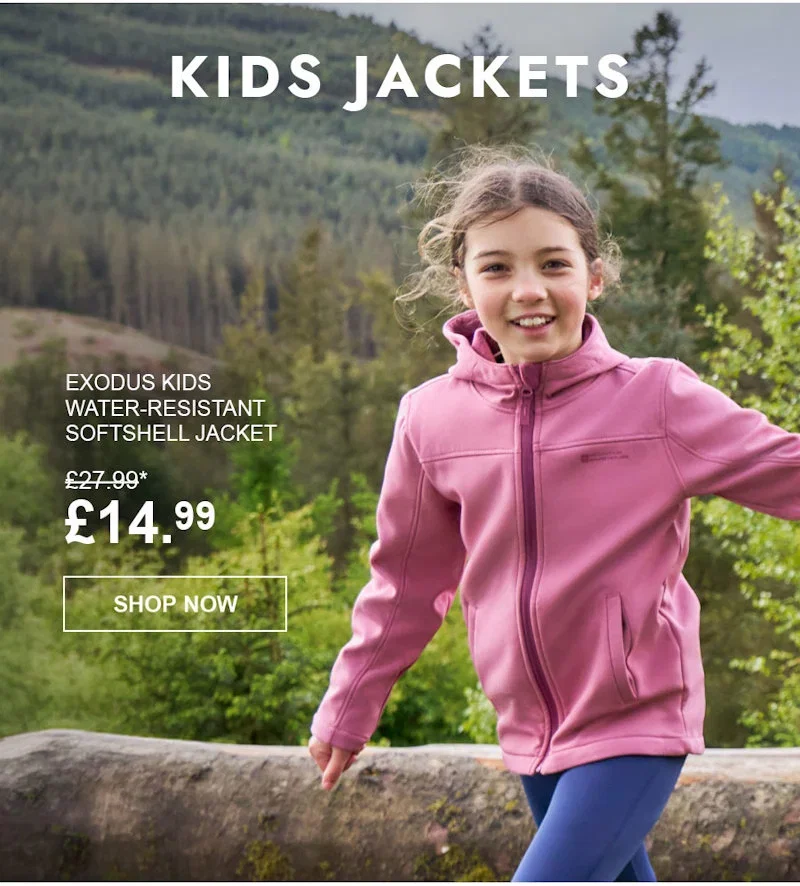 Exodus Kids Water-Resistant Softshell Jacket