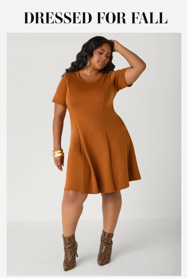 Ponte A Line Dress