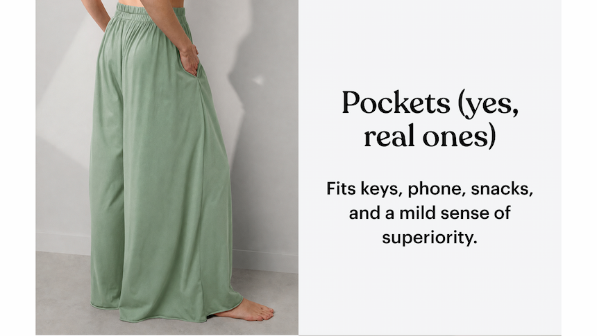pockets - yes, real ones 