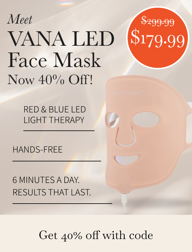 Shop VANA LED Face Mask 40% Off