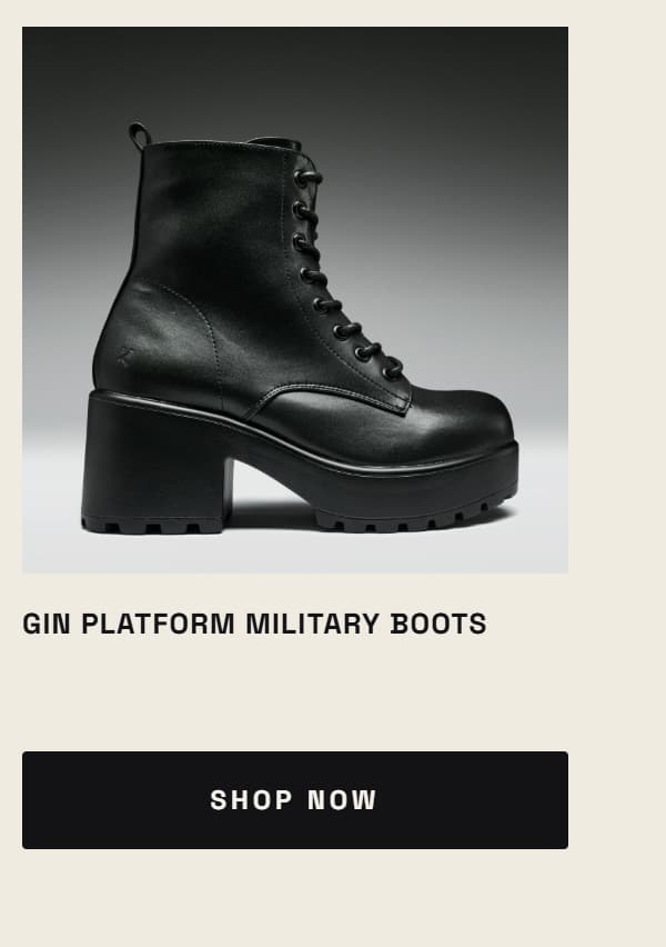 GIN Platform Military Boots