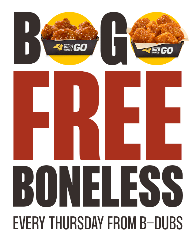 BOGO Boneless Wings