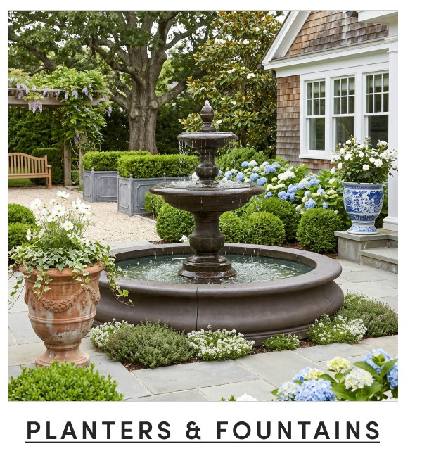 Shop Planters and Fountains