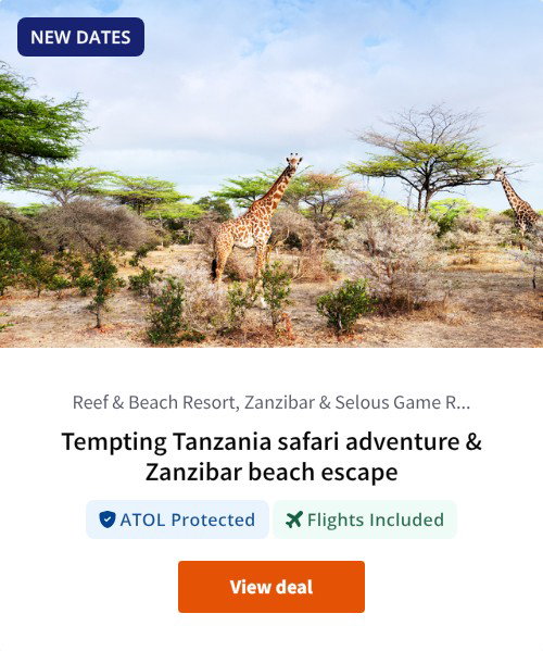 Tempting Tanzania safari adventure &amp; Zanzibar beach escape