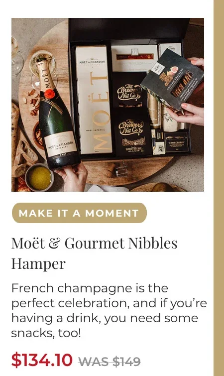 Moët & Gourmet Nibbles Hamper