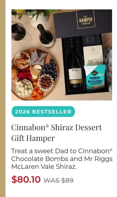 Cinnabon® & Shiraz Dessert Gift Hamper