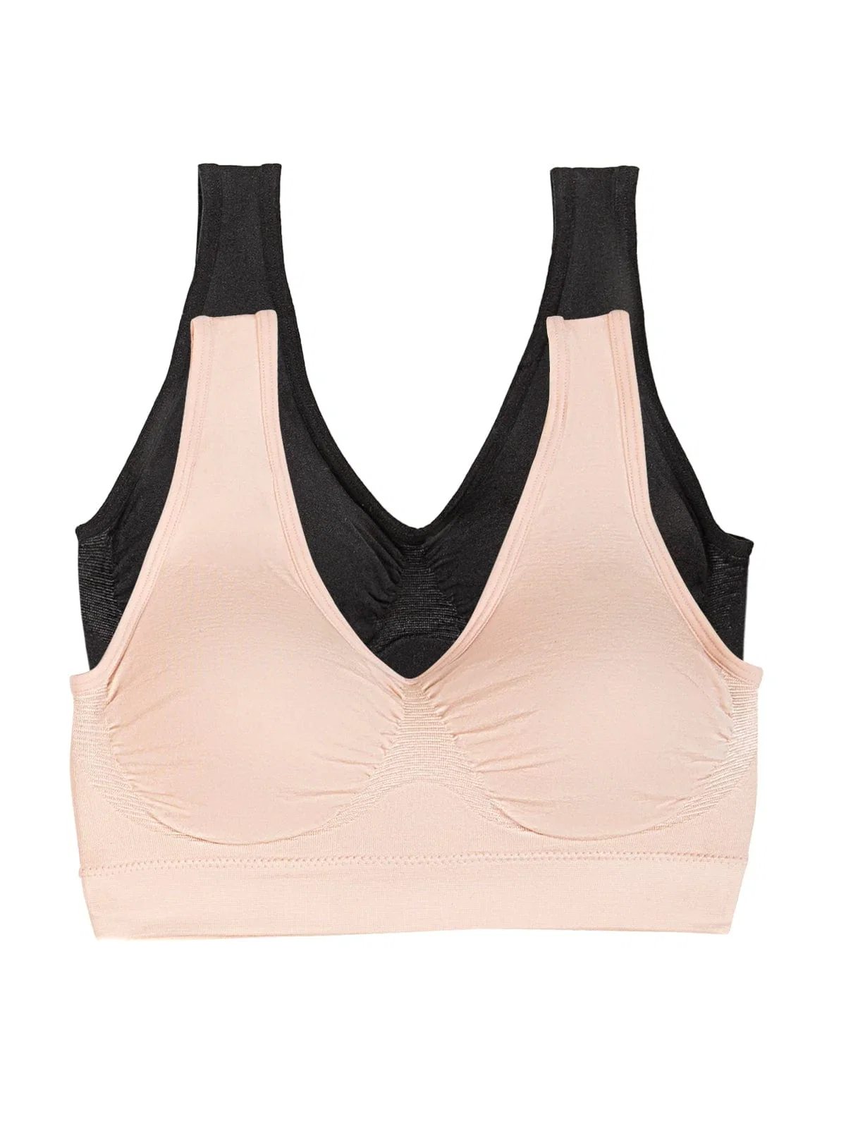 Image of Body Smooth Seamless Wireless Bra 2-Pack