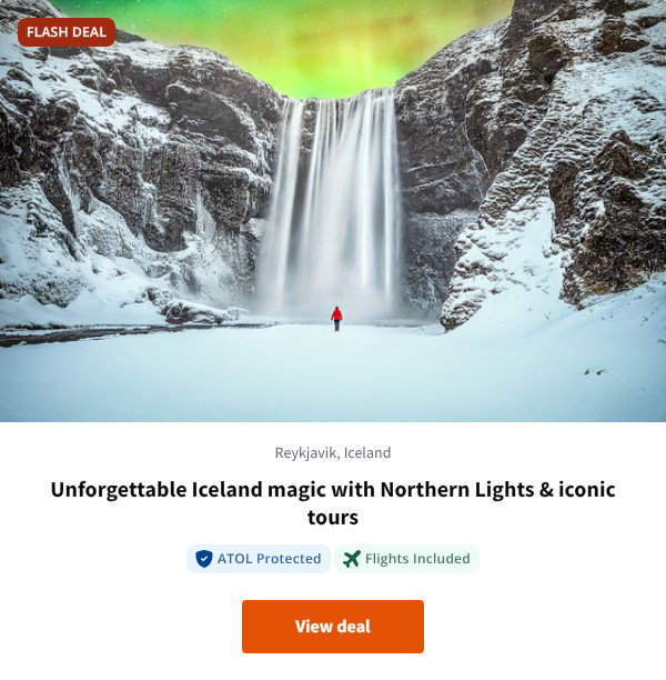Unforgettable Iceland magic with Northern Lights & iconic tours