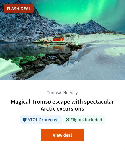 Magical Tromsø escape with spectacular Arctic excursions