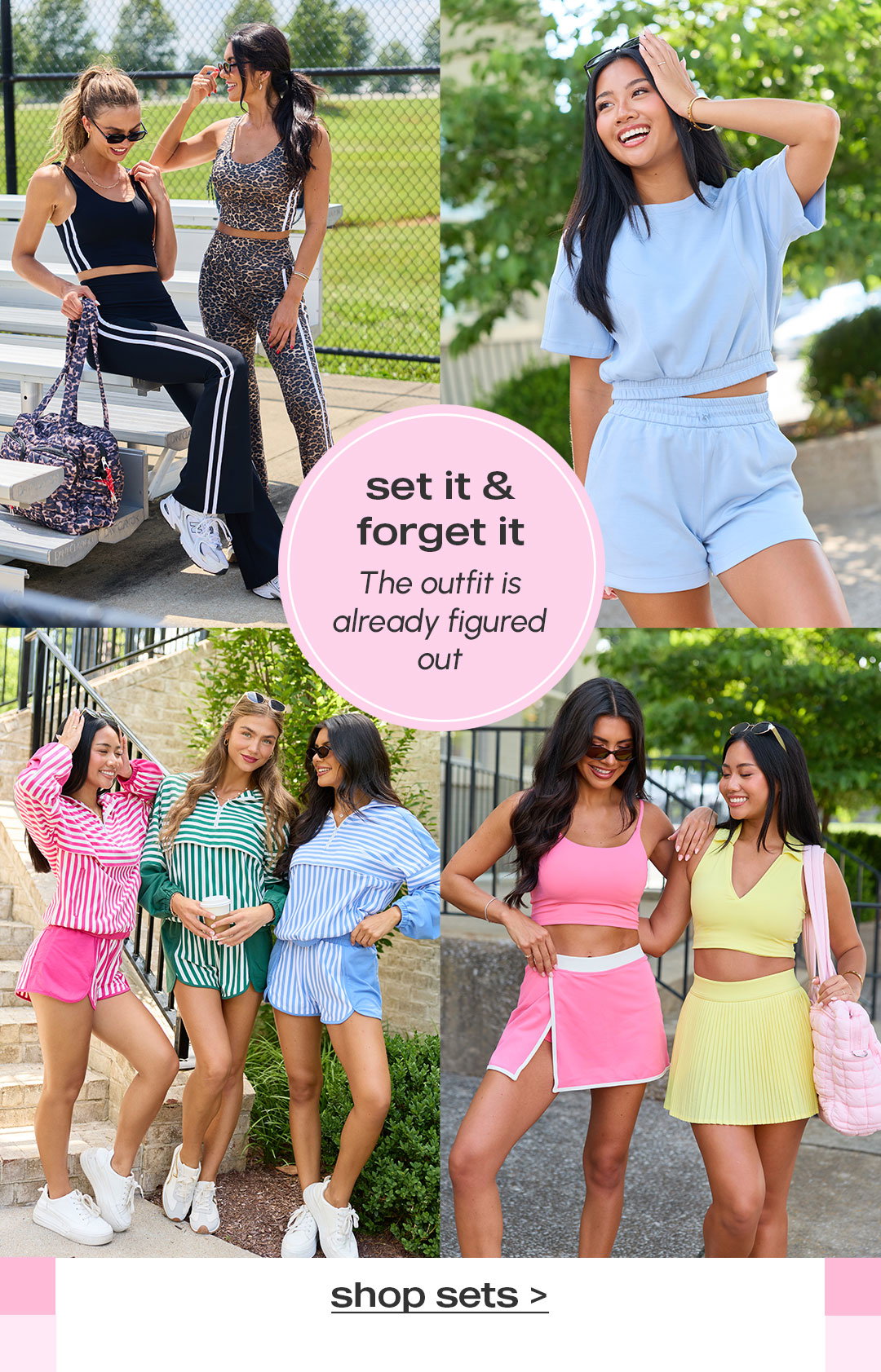 Set it & forget it - Shop Sets