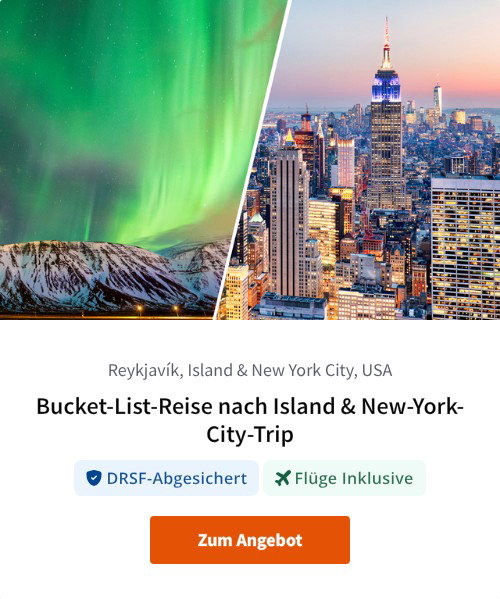 Bucket-List-Reise nach Island &amp; New-York-City-Trip