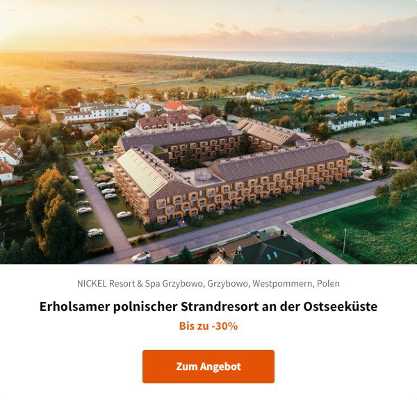 Erholsamer polnischer Strandresort an der Ostseeküste