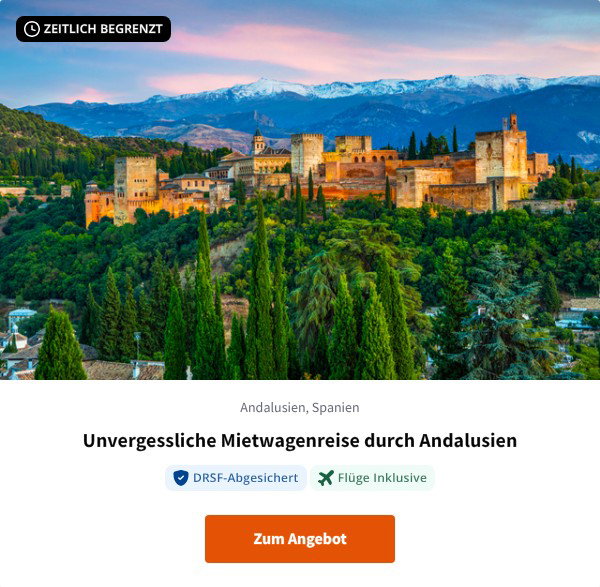 Unvergessliche Mietwagenreise durch Andalusien