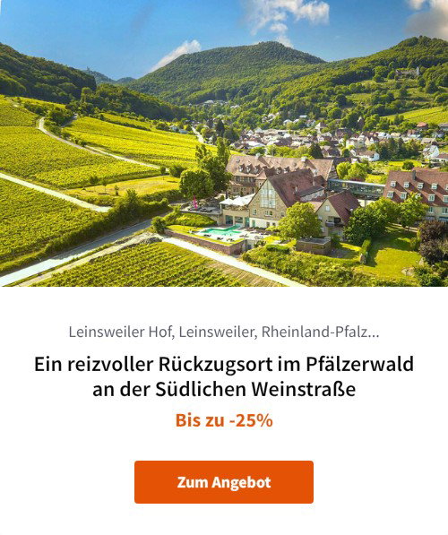 Ein reizvoller Rückzugsort im Pfälzerwald an der Südlichen Weinstraße