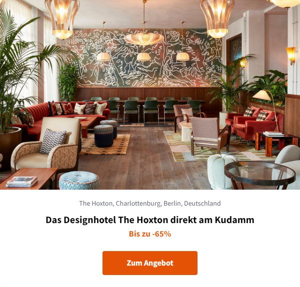 Das Designhotel The Hoxton direkt am Kudamm