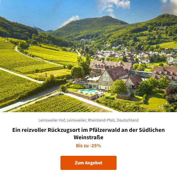 Ein reizvoller Rückzugsort im Pfälzerwald an der Südlichen Weinstraße