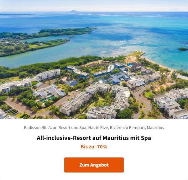 All-inclusive-Resort auf Mauritius mit Spa