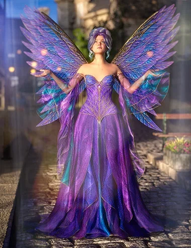 dForce Flutterfall Outfit for Genesis 9