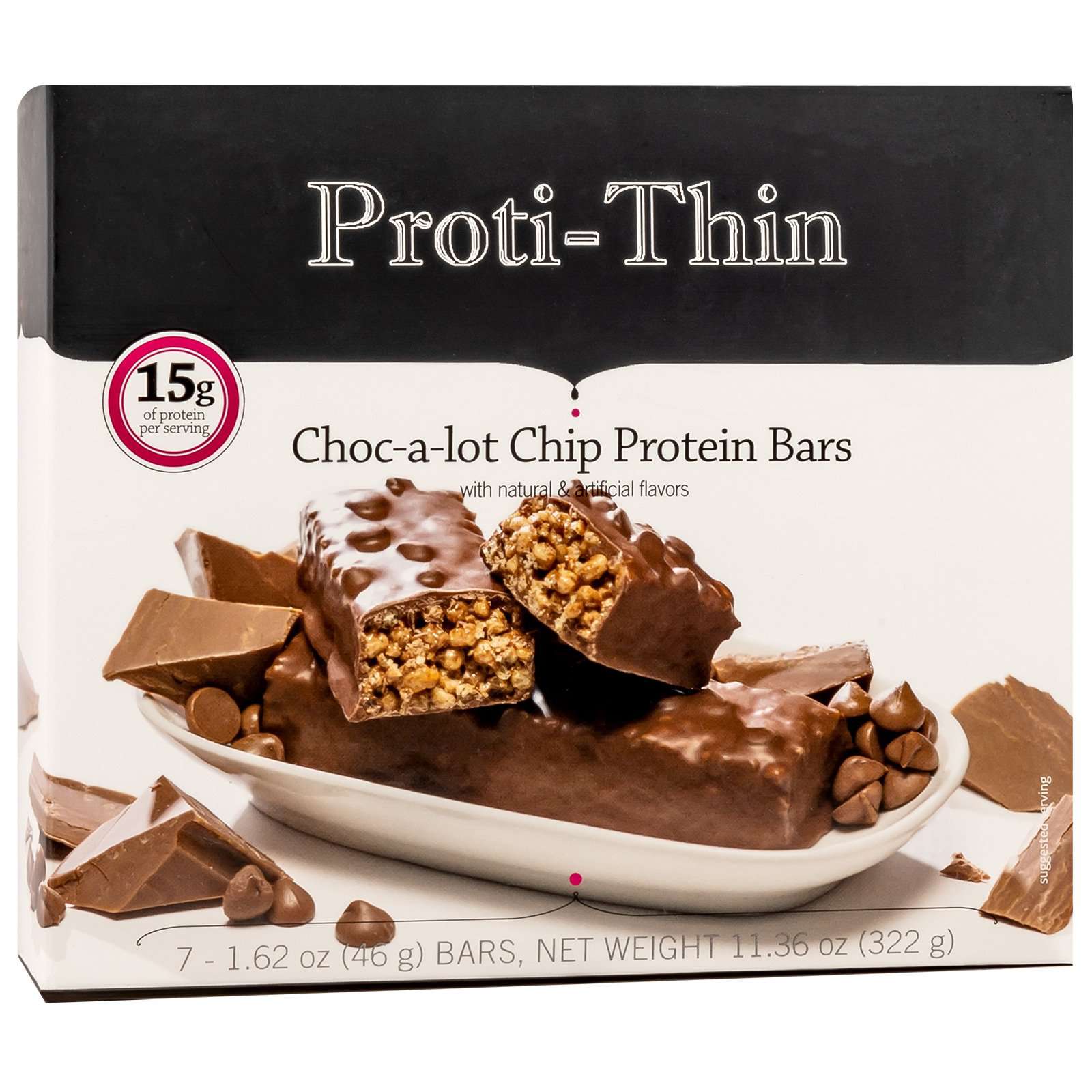Image of Proti-thin Protein Bar - Choc-a-lot Chip - 7/box
