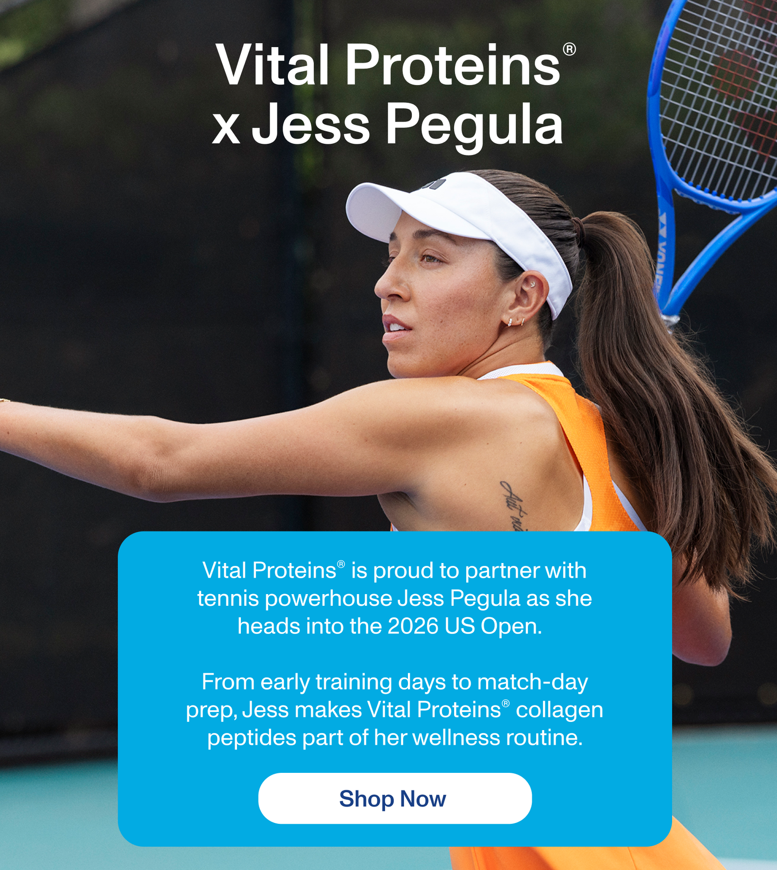 Vital Proteins x Jess Pegula 
