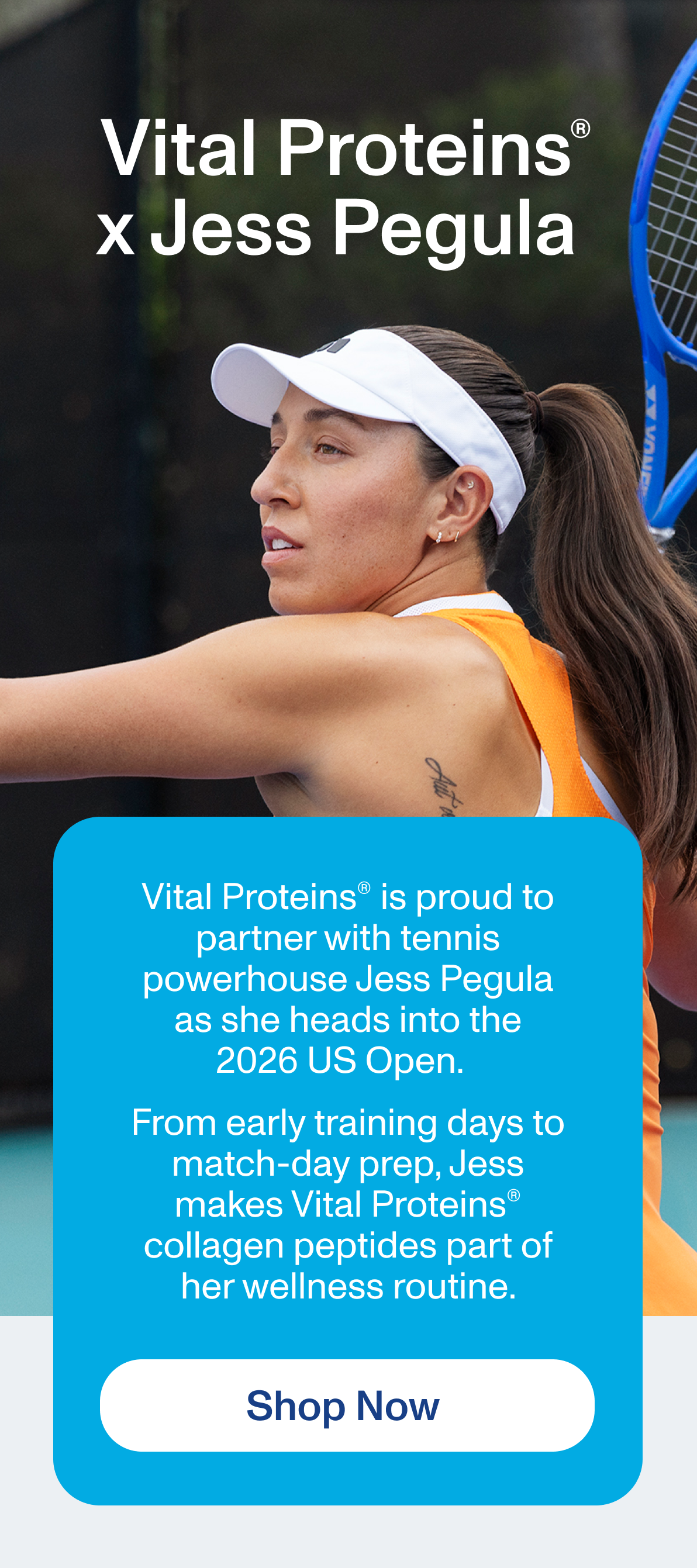Vital Proteins x Jess Pegula 