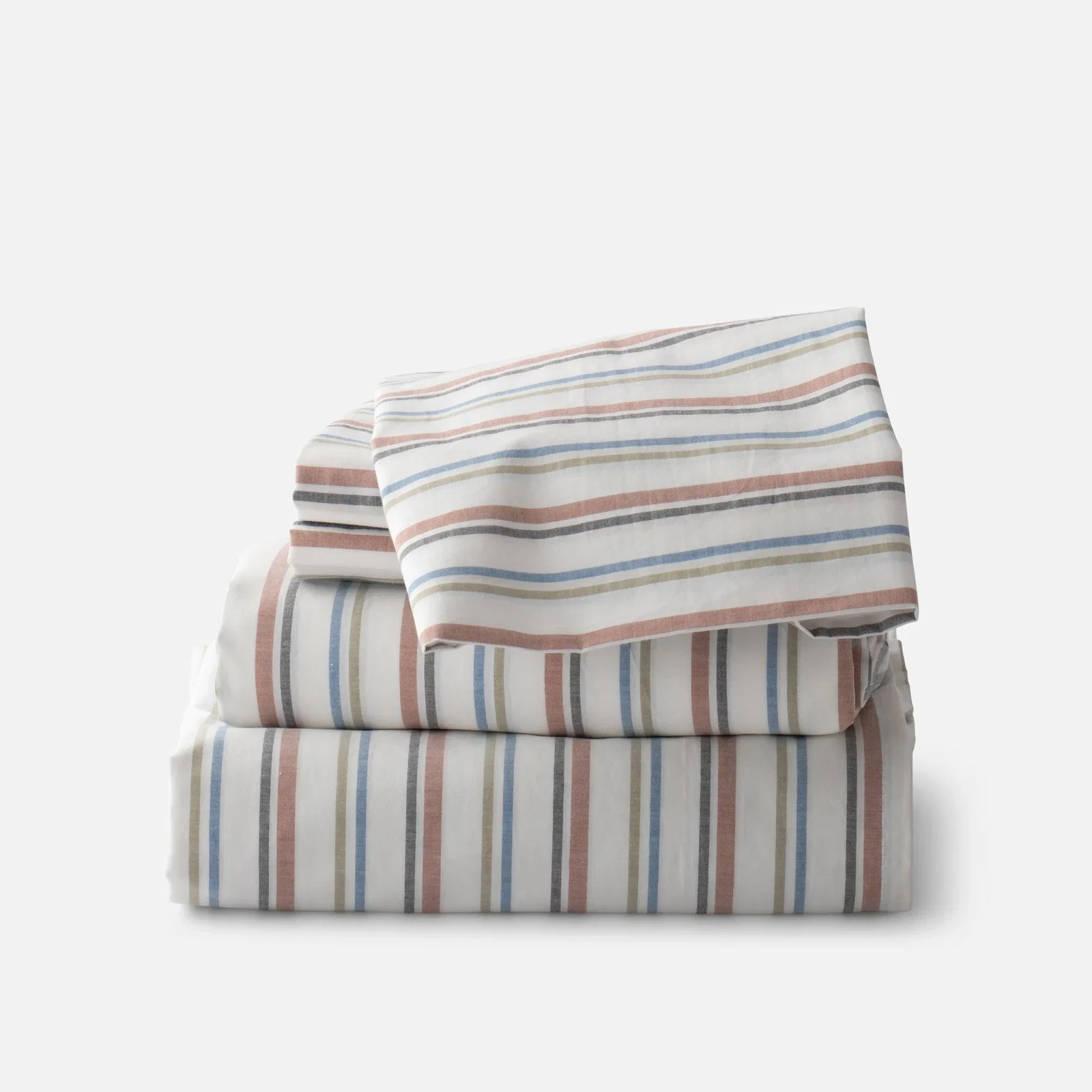 Image of Fresh Stripe Percale Sheeting