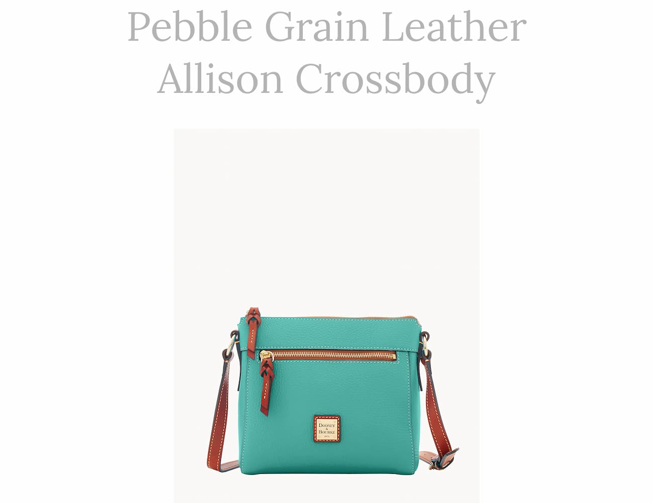 Pebble Grain Allison Crossbody