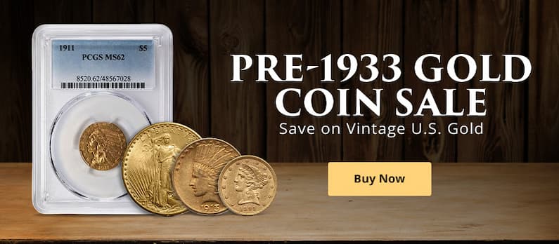 Pre-33 Gold On Sale
