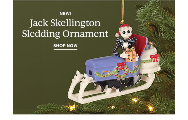 NEW!  Jack Skellington Sledding Ornament  SHOP NOW