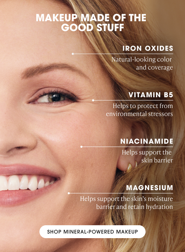 Shop Mineral-Powered Makeup