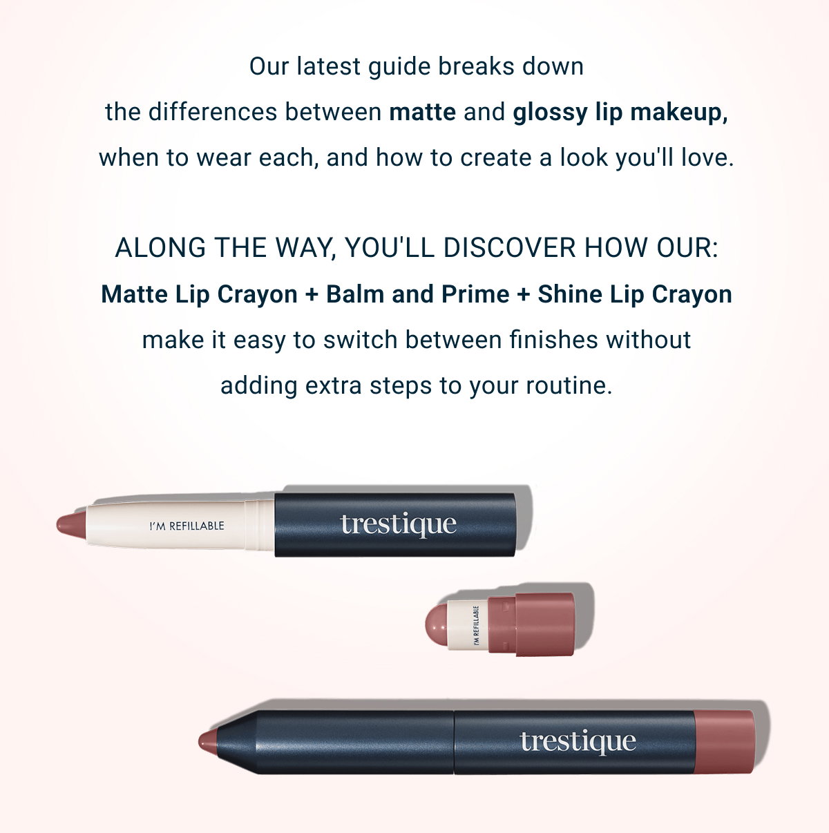 Our latest guide breaks down the differences between matte and glossy lip makeup, when to wear each, and how to create a look you'll love.