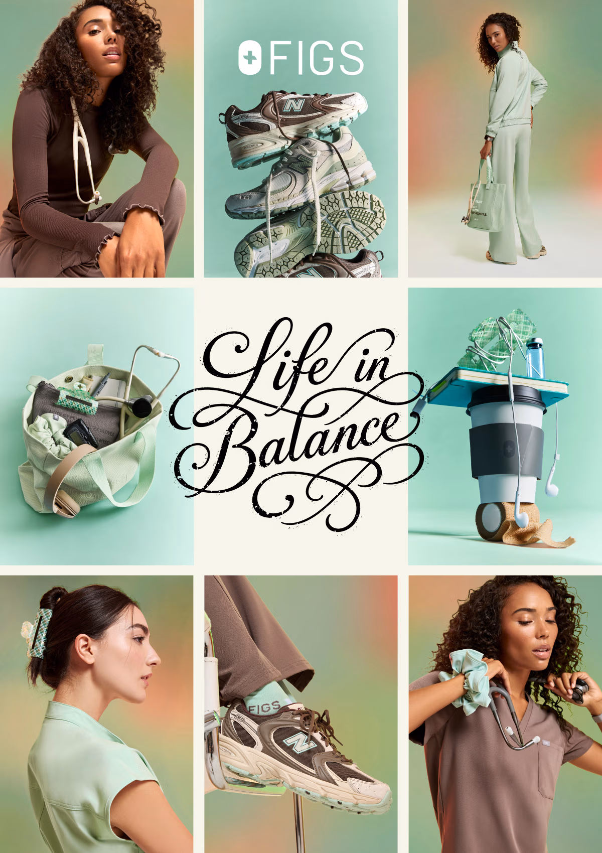 Limited-edition styles and accessories in NEW Sagewater and forever-fave Smokey Taupe. Here to strike that perfect balance between looking good and performing at your best. 