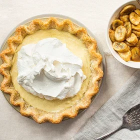Gluten-Free Banana Rum Cream Pie